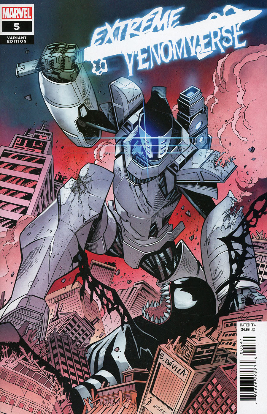 Extreme Venomverse #5 Cover B Variant Sergio Davila Symbiote Cover