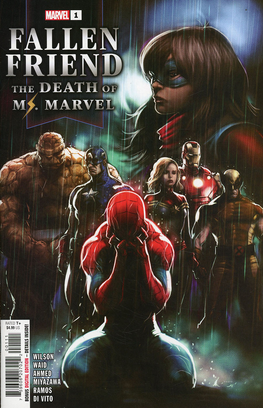 Fallen Friend The Death Of Ms Marvel #1 (One Shot) Cover A Regular Kaare Andrews Cover