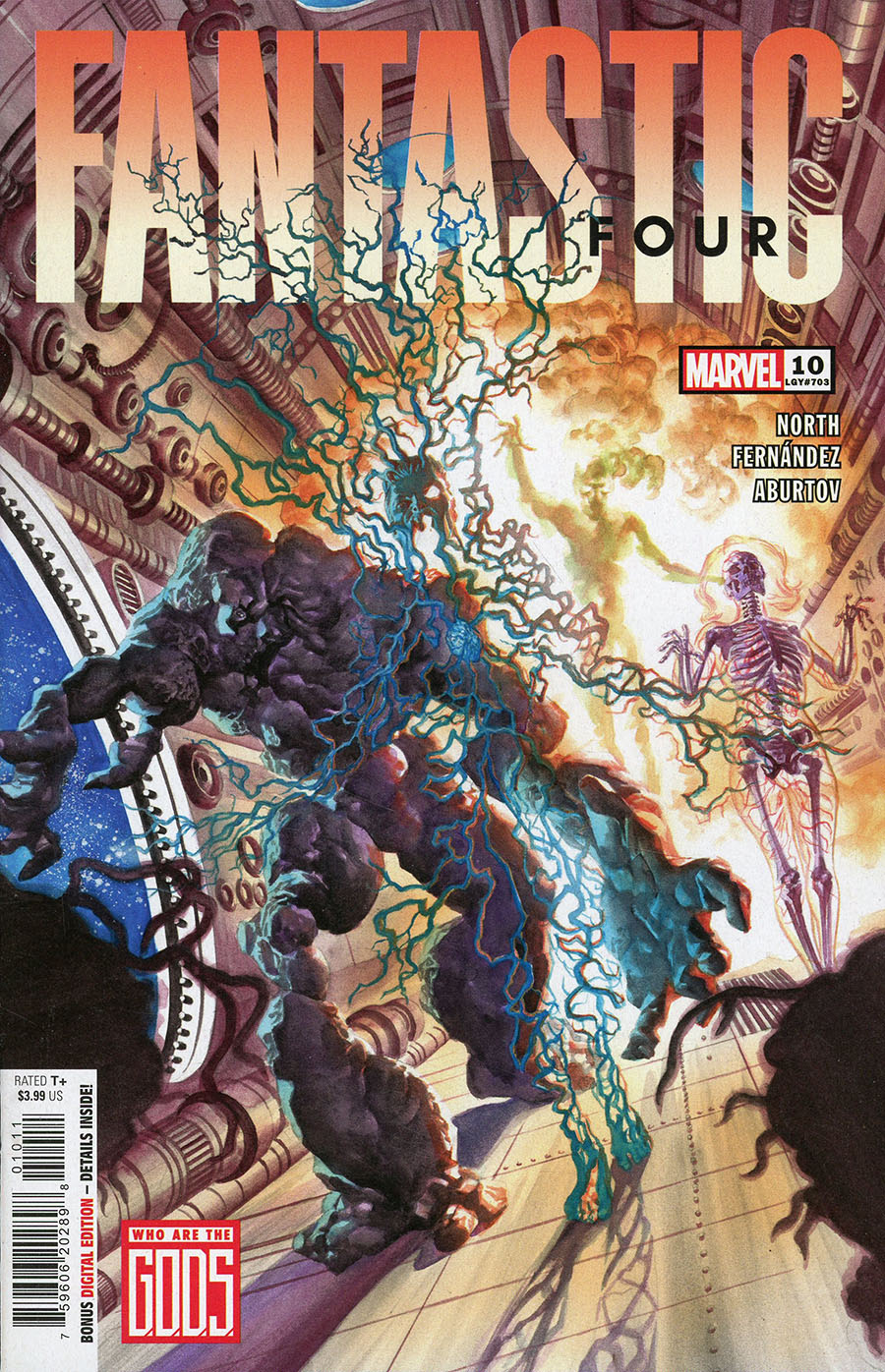 Fantastic Four Vol 7 #10 Cover A Regular Alex Ross Cover (G.O.D.S. Tie-In)