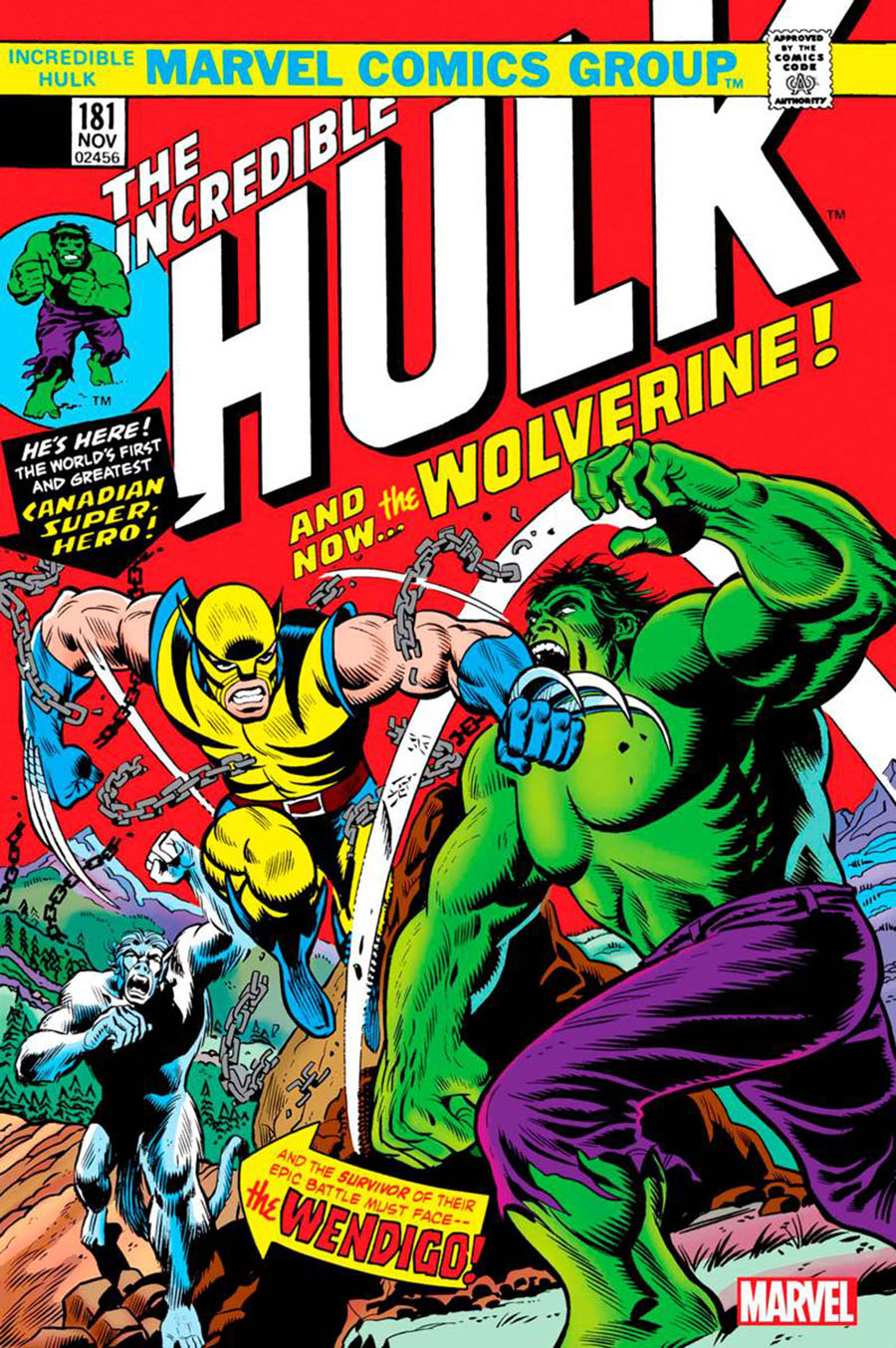 Incredible Hulk #181 Cover F Facsimile Edition New Ptg (Limit 1 Per Customer)