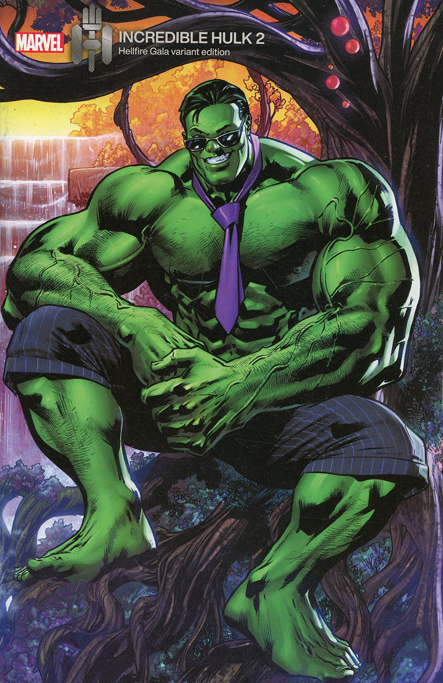 Incredible Hulk Vol 5 #2 Cover B Variant Bryan Hitch Hellfire Gala Cover