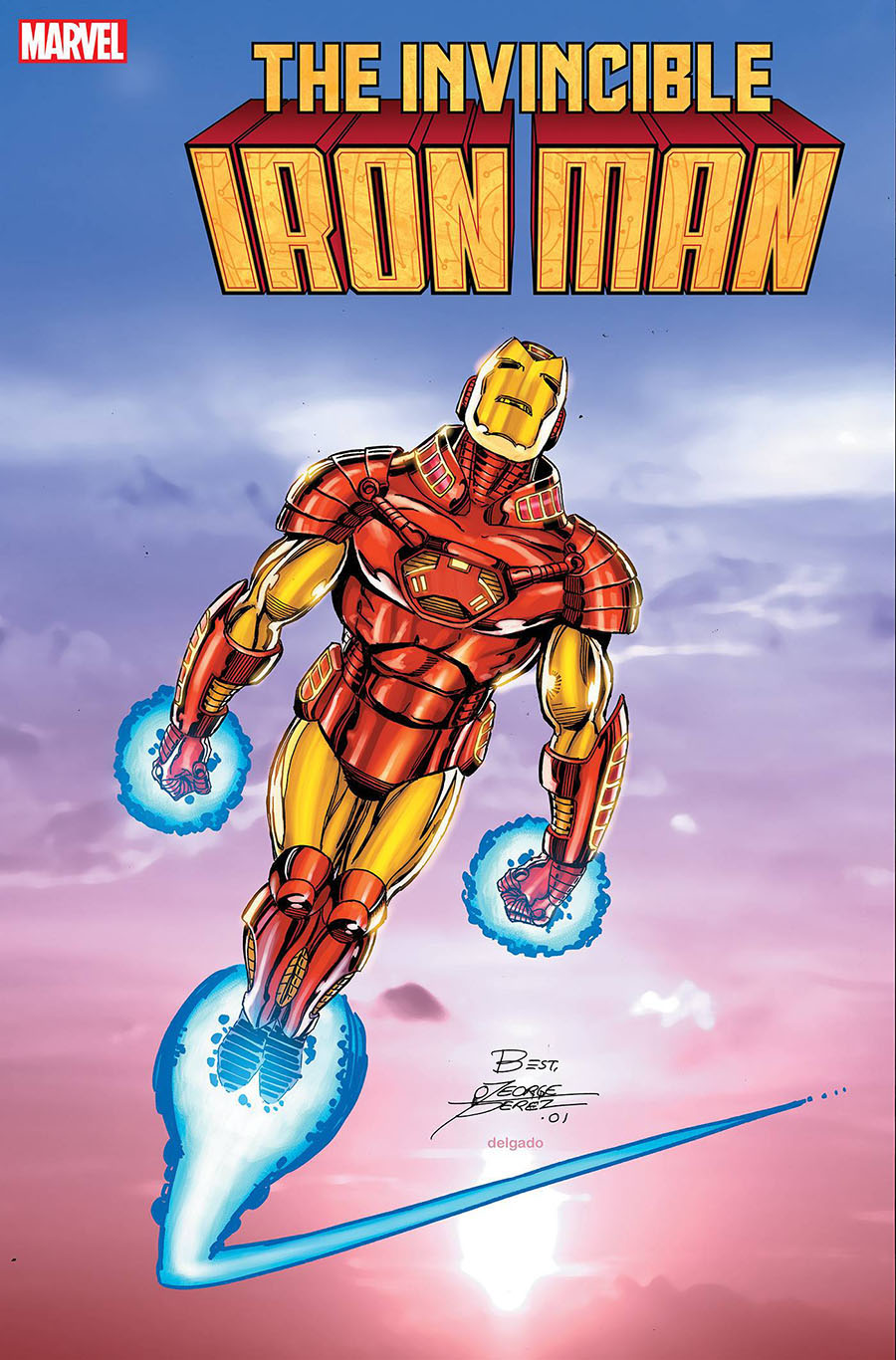 Invincible Iron Man Vol 4 #8 Cover C Variant George Perez Cover (X-Men Hellfire Gala 2023 Tie-In)