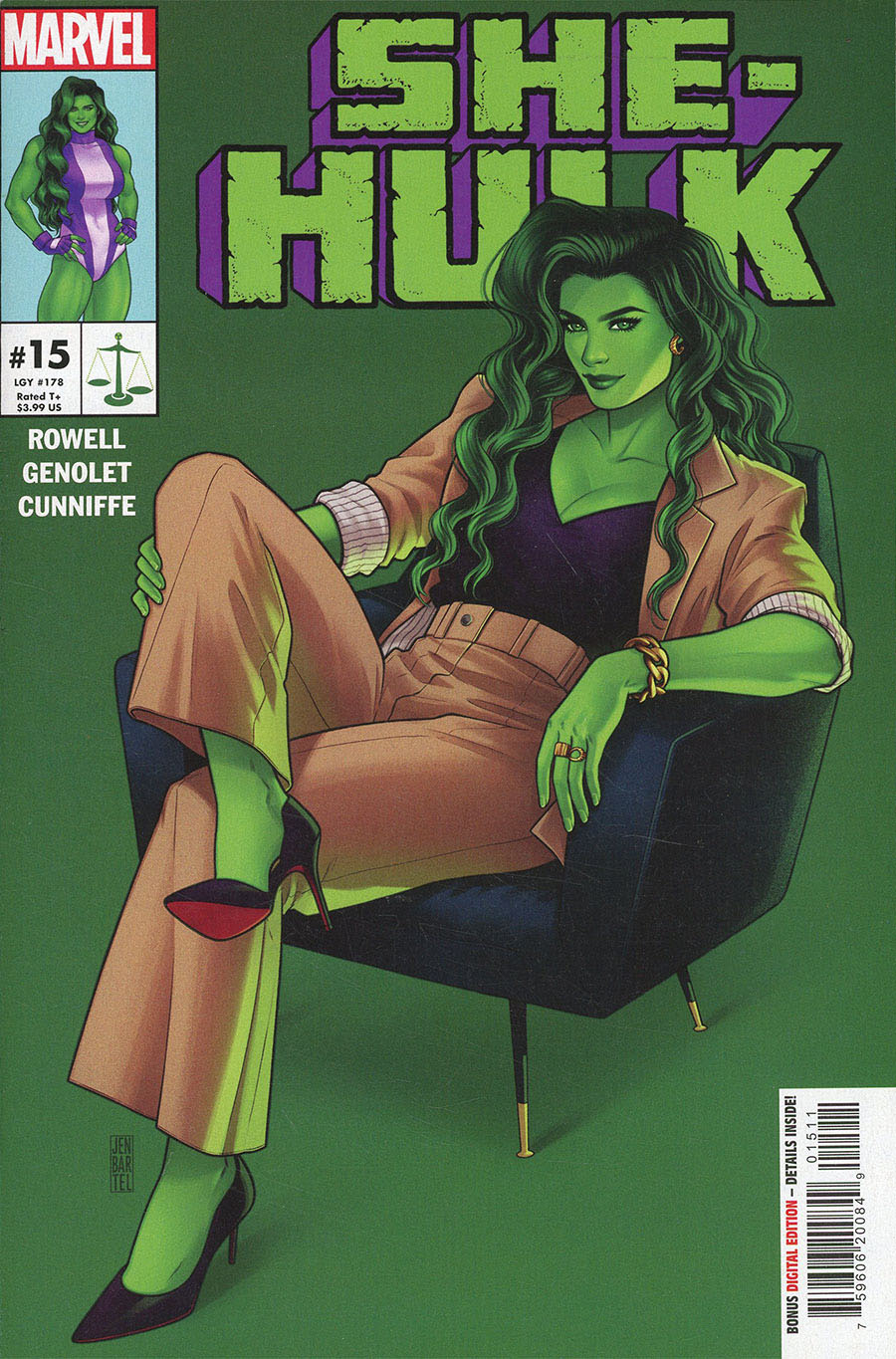 She-Hulk Vol 4 #15 Cover A Regular Jen Bartel Cover