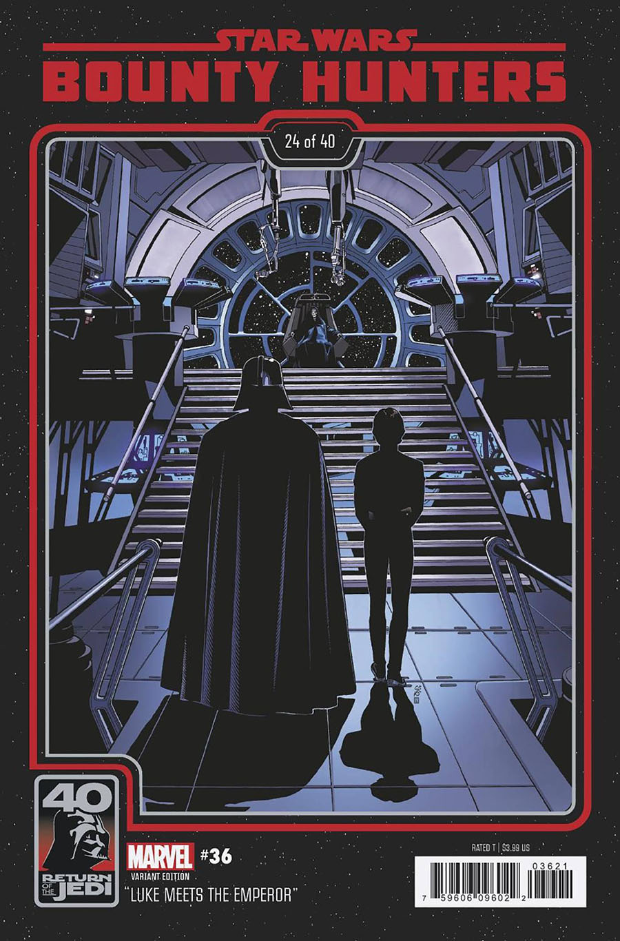 Star Wars Bounty Hunters #36 Cover B Variant Chris Sprouse Return Of The Jedi 40th Anniversary Cover