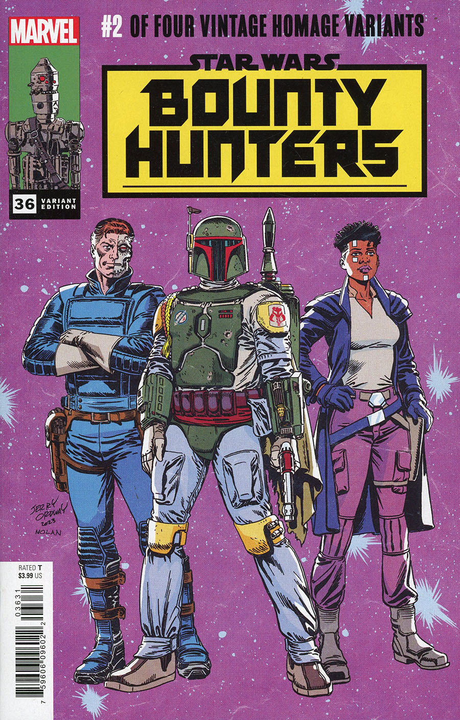 Star Wars Bounty Hunters #36 Cover C Variant Jerry Ordway Classic Trade Dress Cover