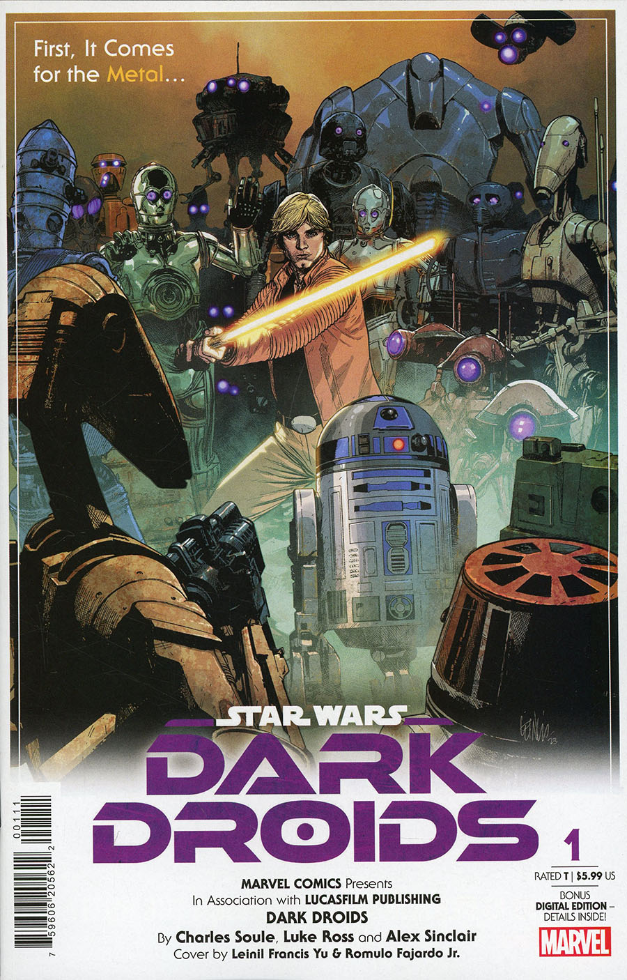 Star Wars Dark Droids #1 Cover A Regular Leinil Francis Yu Cover