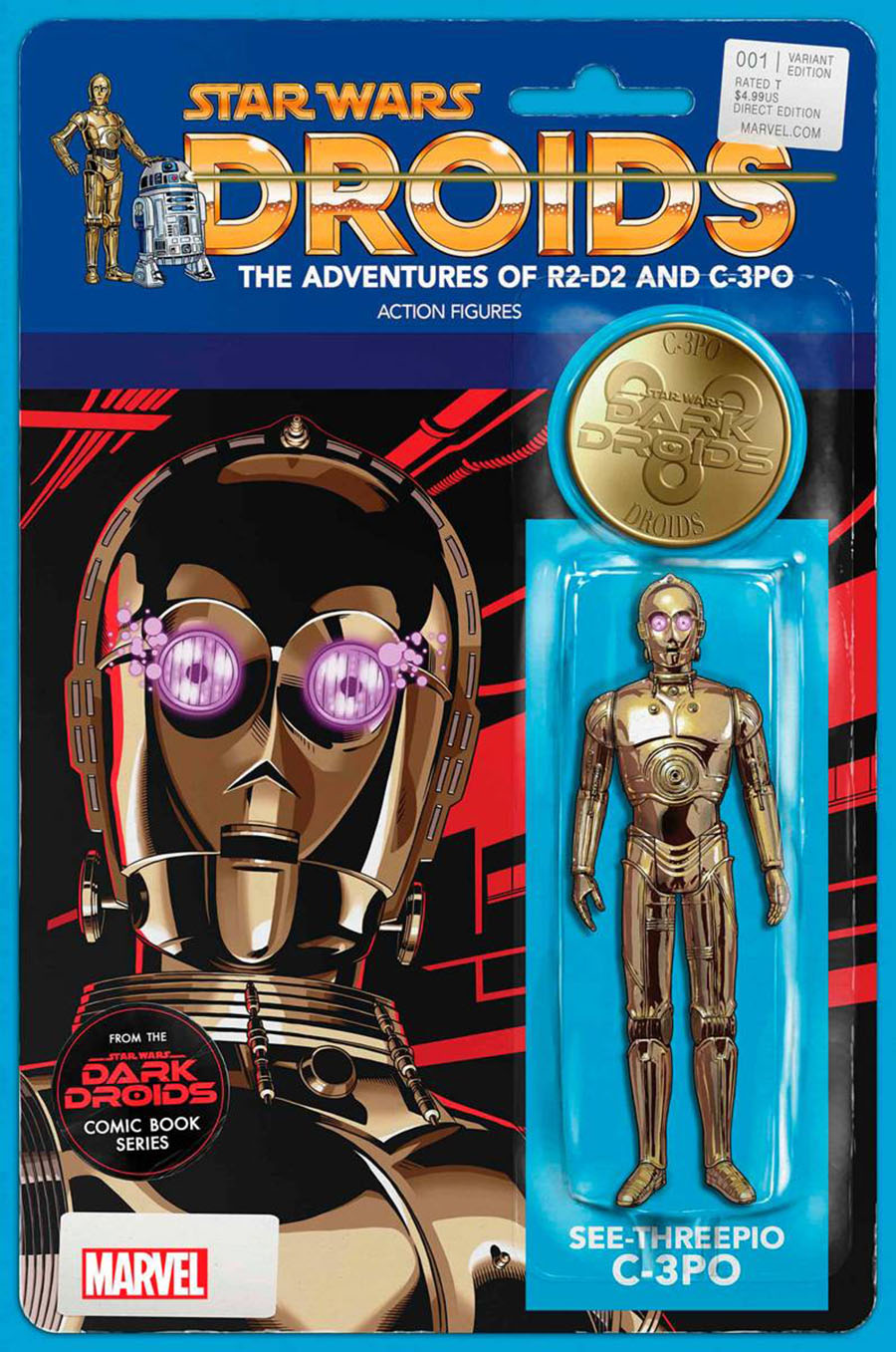 Star Wars Dark Droids #1 Cover C Variant John Tyler Christopher Action Figure Cover