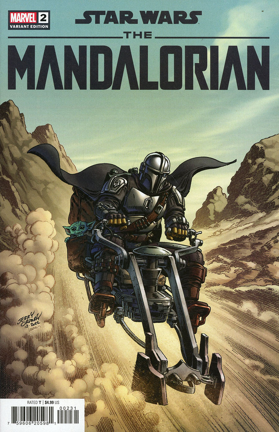Star Wars The Mandalorian Season 2 #2 Cover B Variant Jerry Ordway Cover
