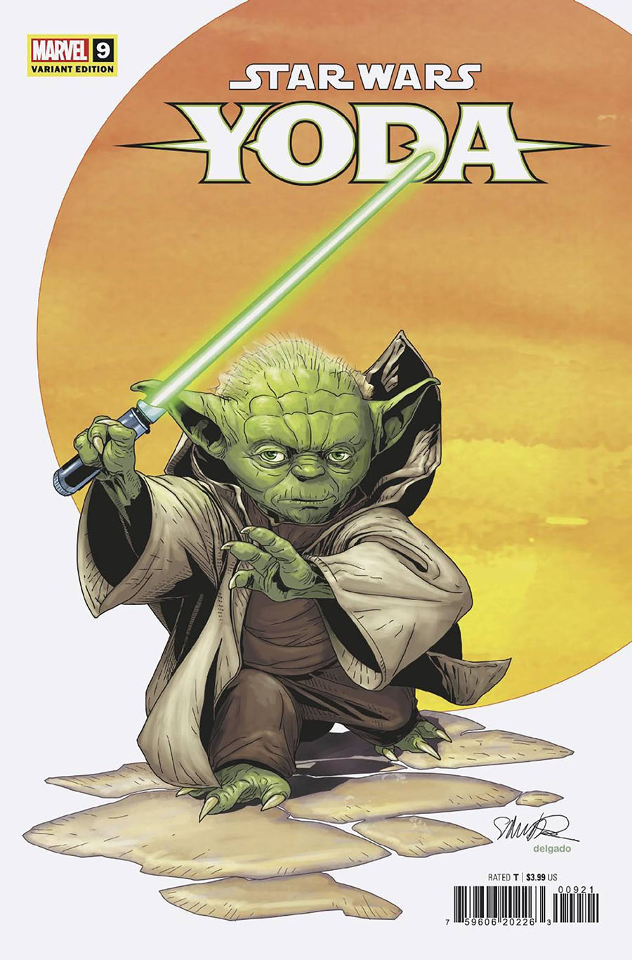 Star Wars Yoda #9 Cover B Variant Salvador Larocca Cover