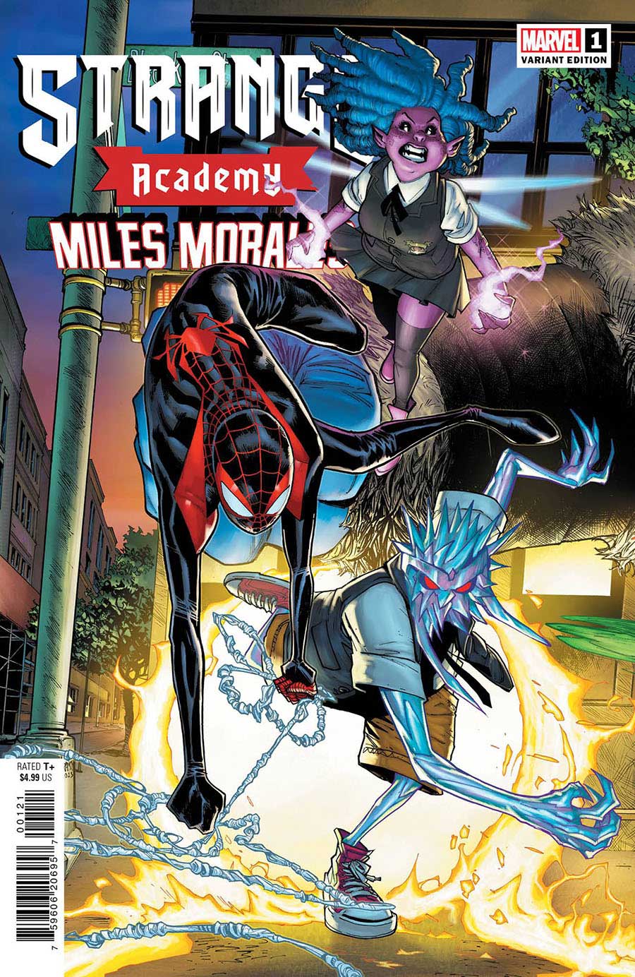 Strange Academy Miles Morales #1 (One Shot) Cover B Variant Humberto Ramos Connecting Cover