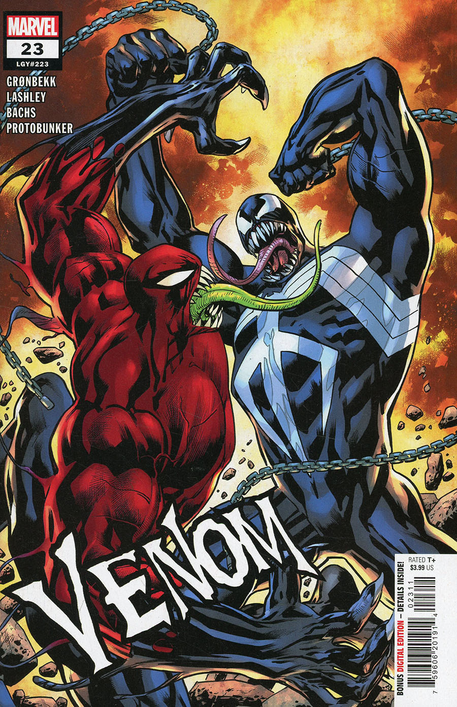 Venom Vol 5 #23 Cover A Regular Bryan Hitch Cover