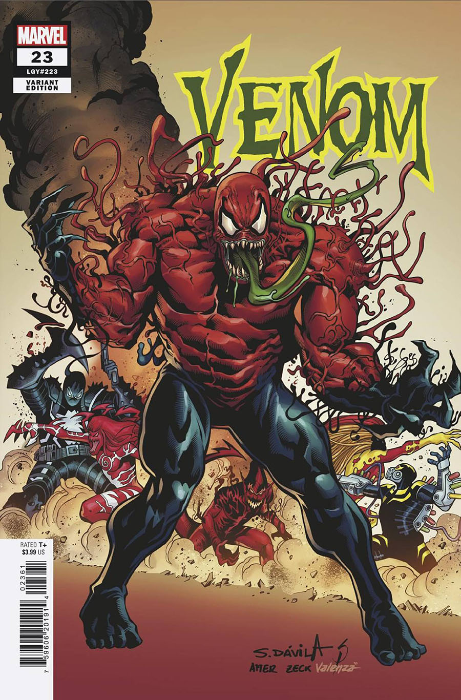 Venom Vol 5 #23 Cover F Variant Sergio Davila Homage Cover