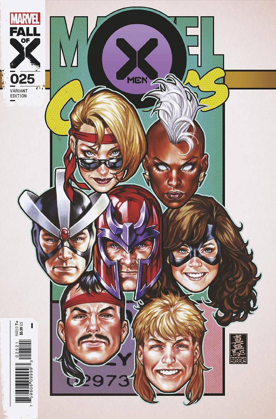 X-Men Vol 6 #25 Cover C Variant Mark Brooks Corner Box Cover (Fall Of X Tie-In)