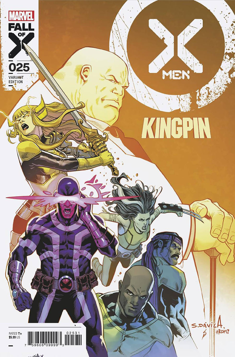 X-Men Vol 6 #25 Cover D Variant Sergio Davila Kingpin Cover (Fall Of X Tie-In)