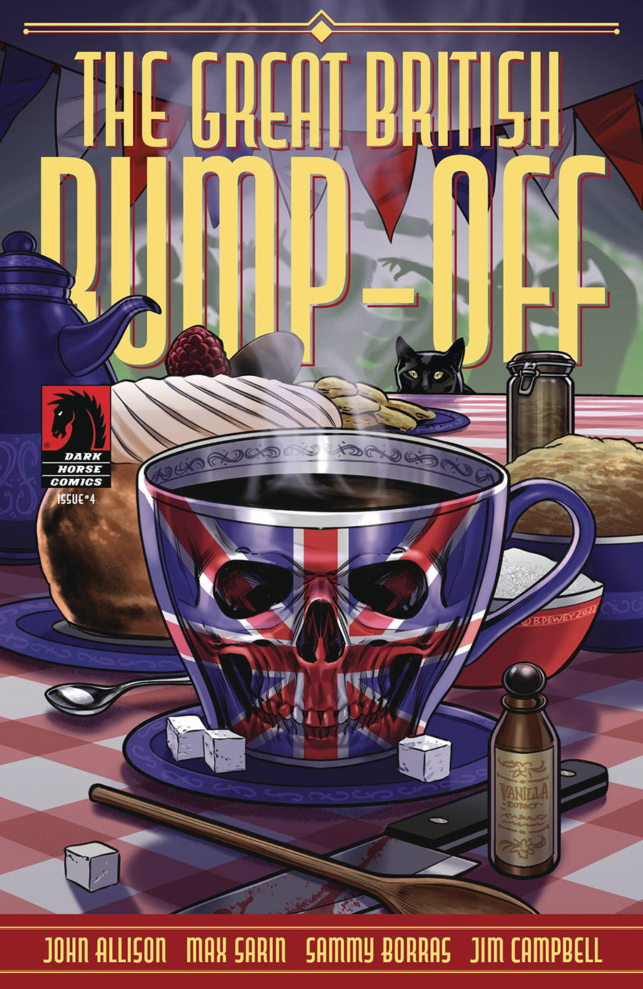 Great British Bump-Off #4 Cover B Variant Benjamin Dewey Cover