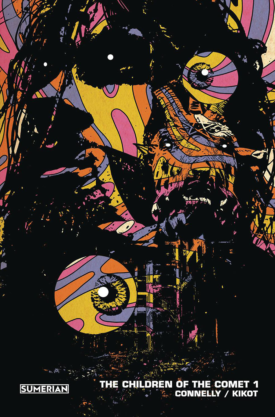 Children Of The Comet #1 Cover B Variant Damian Connelly Acid Trip Cover