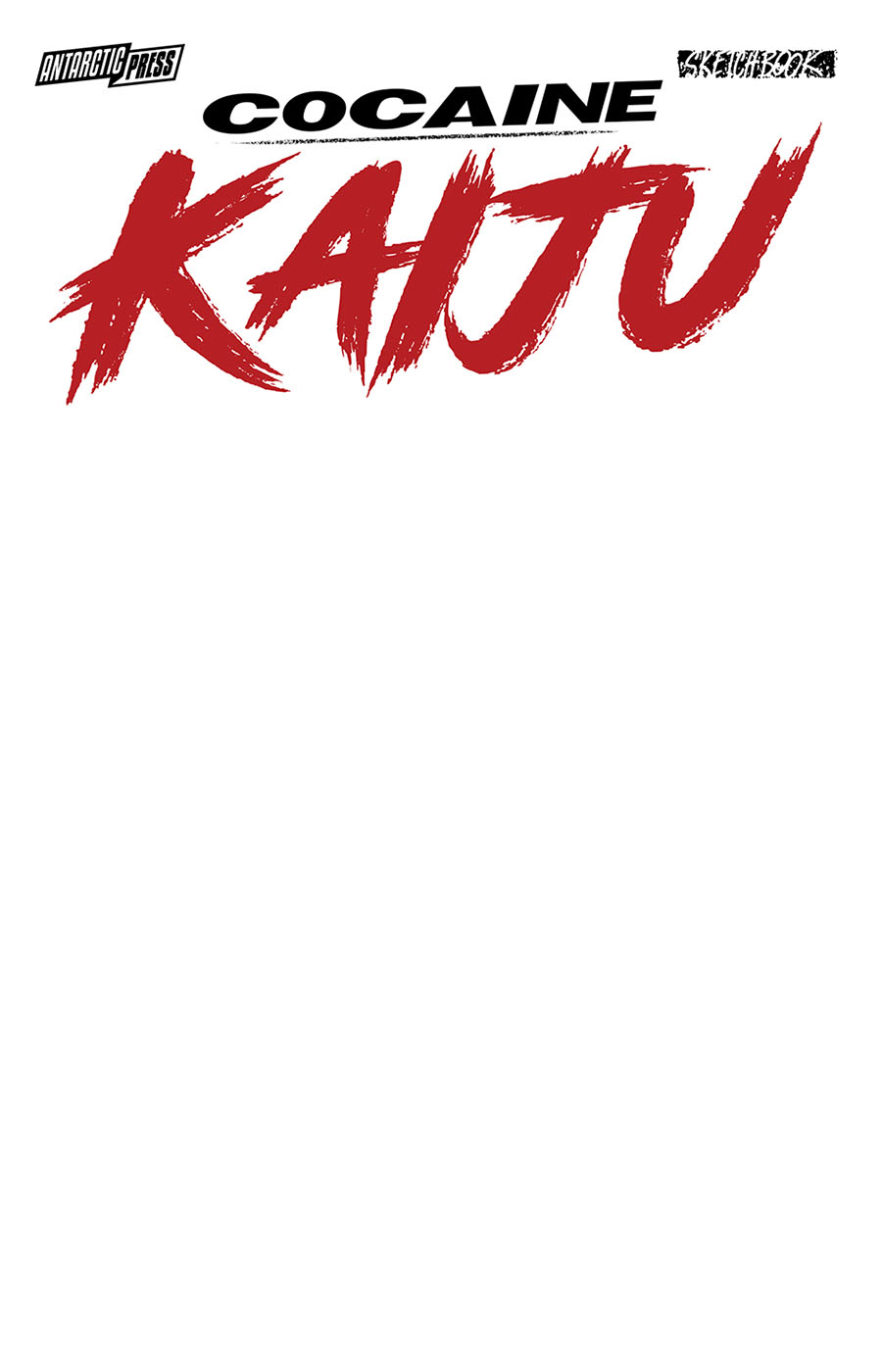 Cocaine Kaiju Sketchbook #1 (One Shot) Cover B White Edition