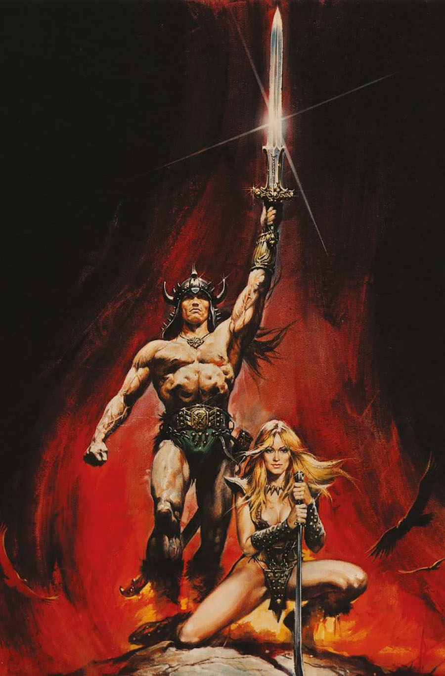 Conan The Barbarian Vol 5 #1 Cover I Variant Conan The Barbarian Movie Novel Replica Virgin Foil Cover (Limit 1 Per Customer)