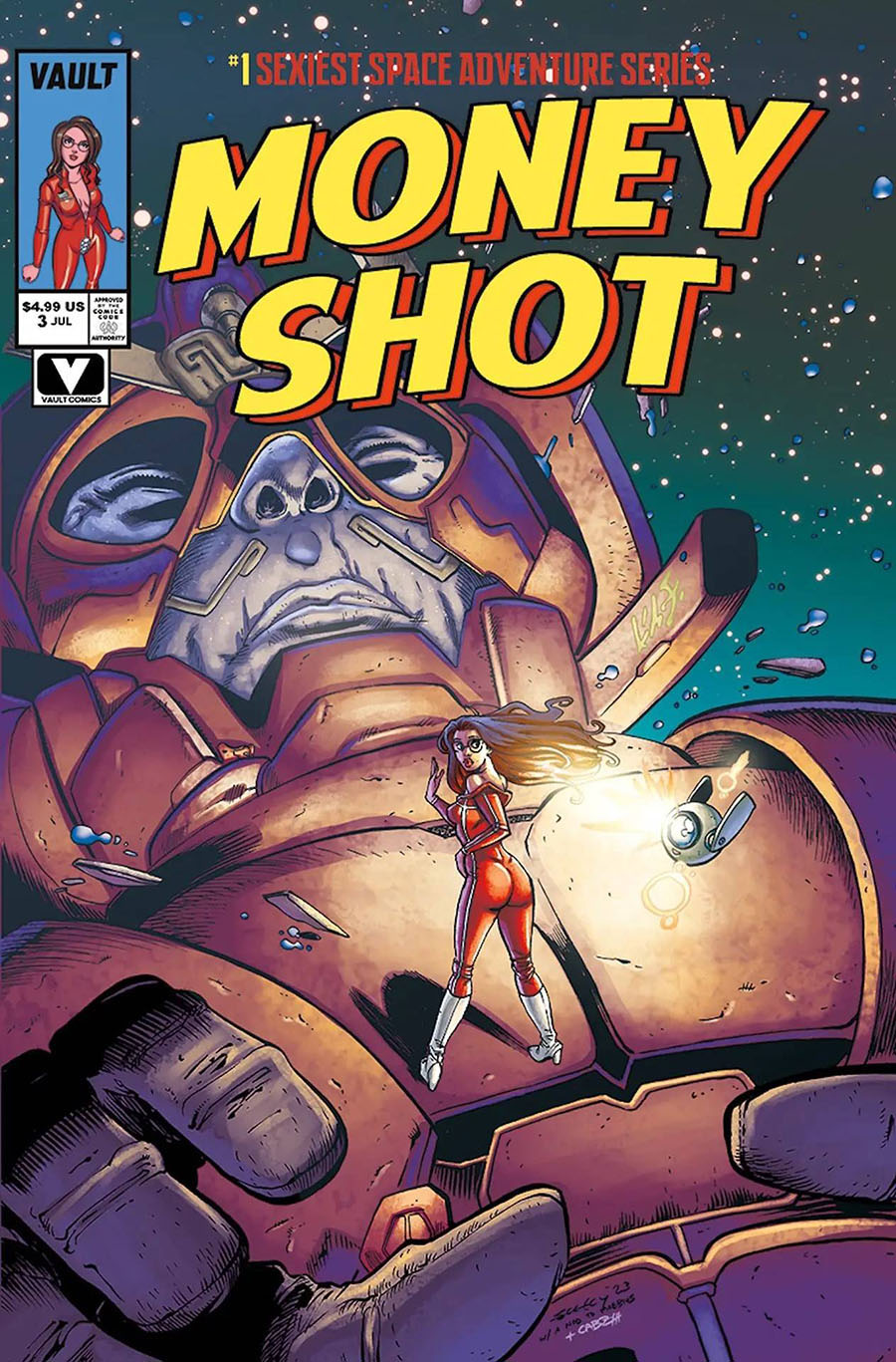 Money Shot Comes Again #3 Cover B Variant Tim Seeley Cover