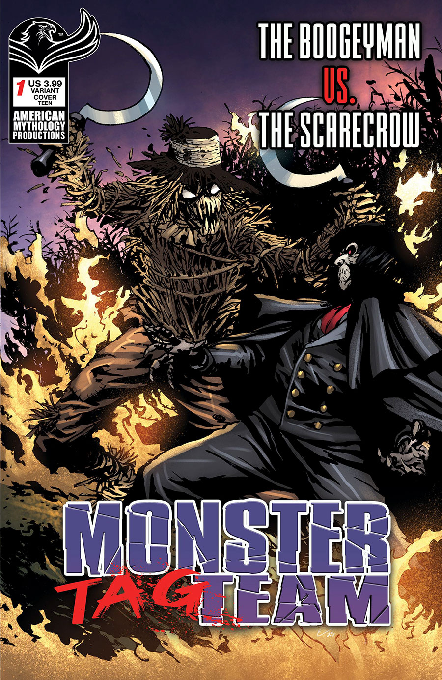 Monster Tag Team Boogeyman vs Scarecrow #1 (One Shot) Cover B Variant Roy A Martinez Cover