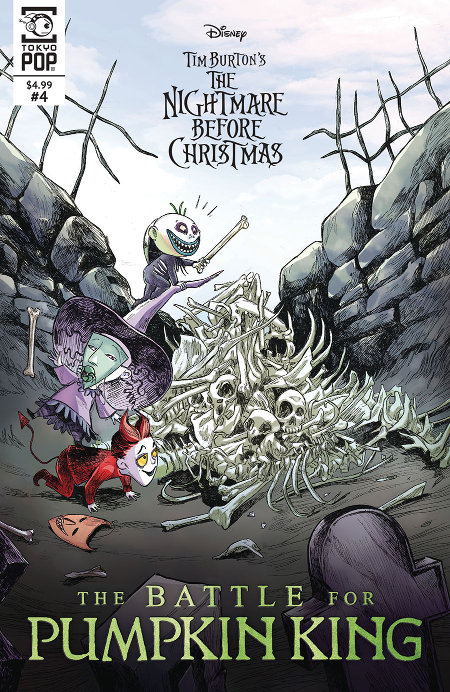 Nightmare Before Christmas Battle For Pumpkin King #4 Cover A Regular Cover
