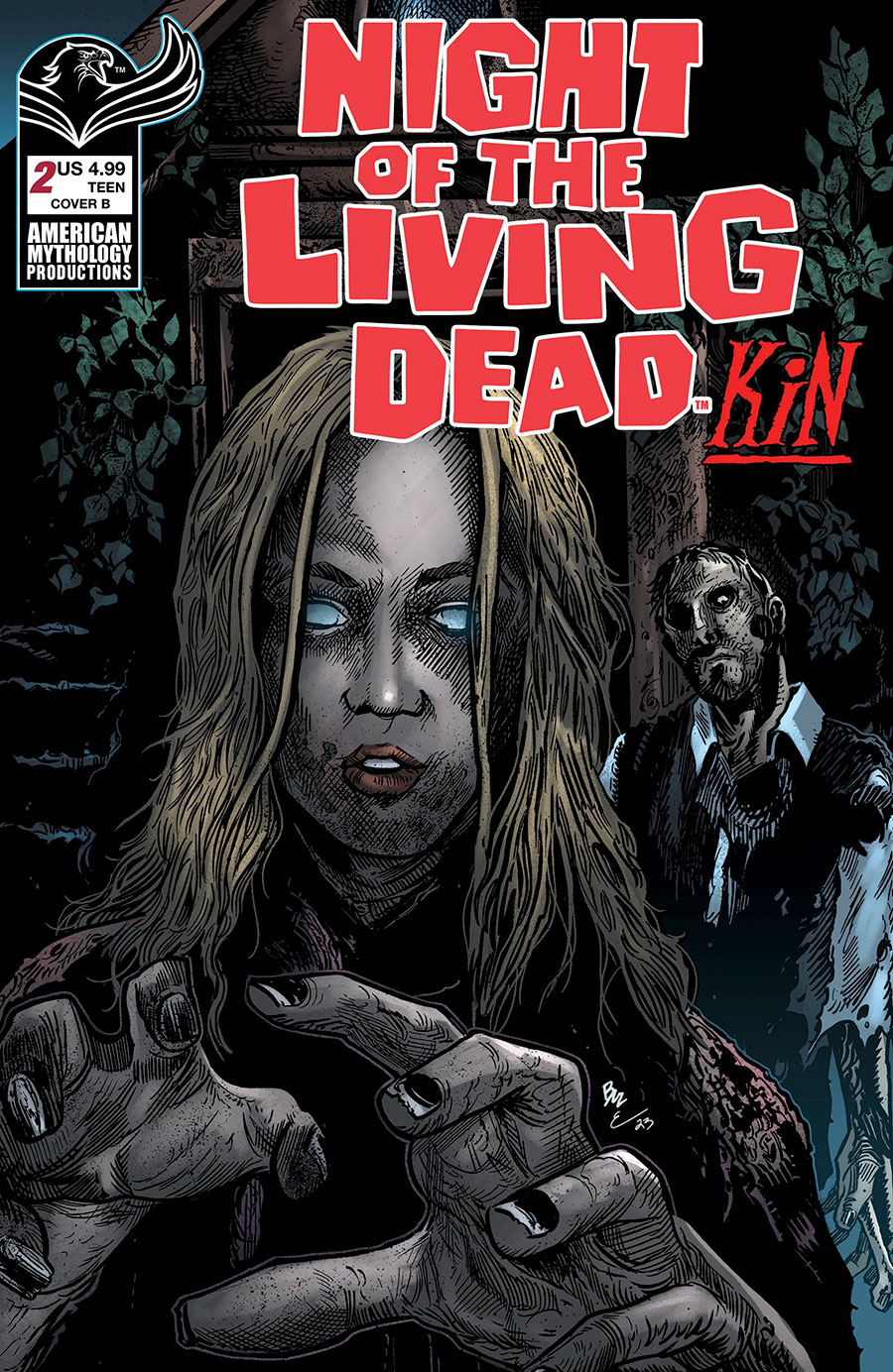 Night Of The Living Dead Kin #2 Cover B Variant Buz Hasson Cover