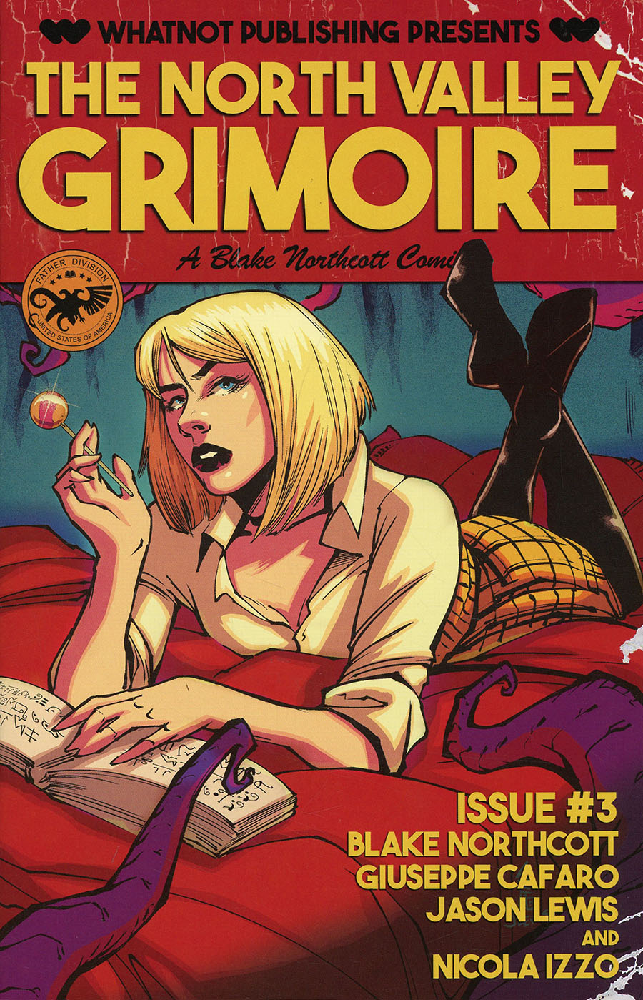 North Valley Grimoire #3 Cover C Variant Giuseppe Cafaro Pulp Fiction Homage Cover