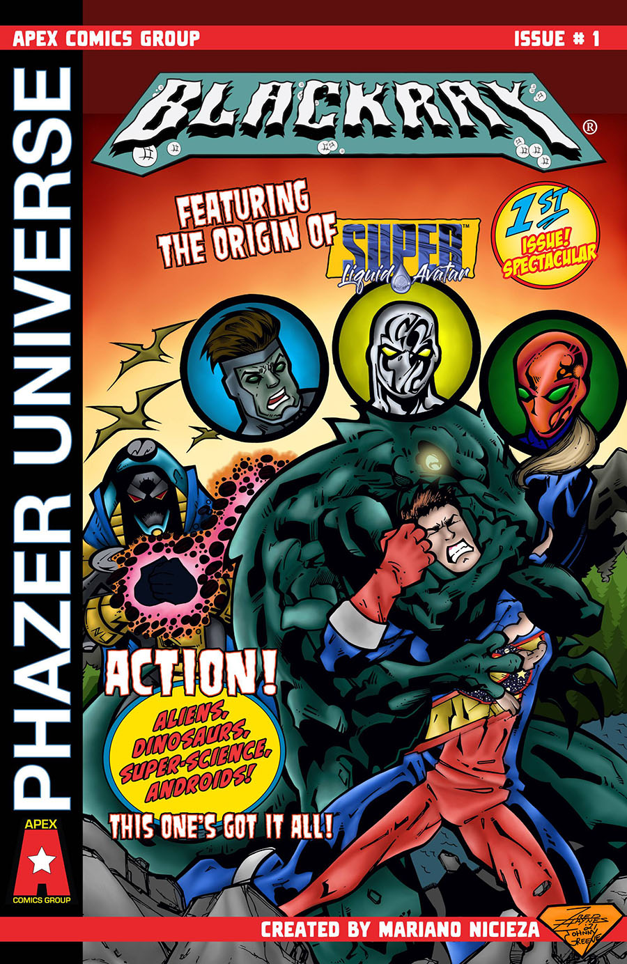 Phazer Universe #1 Cover C Variant Blackray Cover