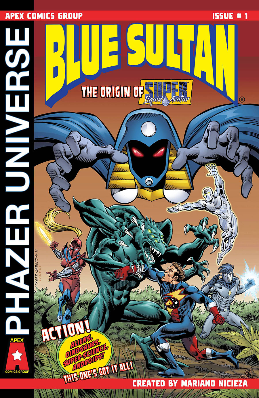 Phazer Universe #1 Cover D Variant Blue Sultan Cover