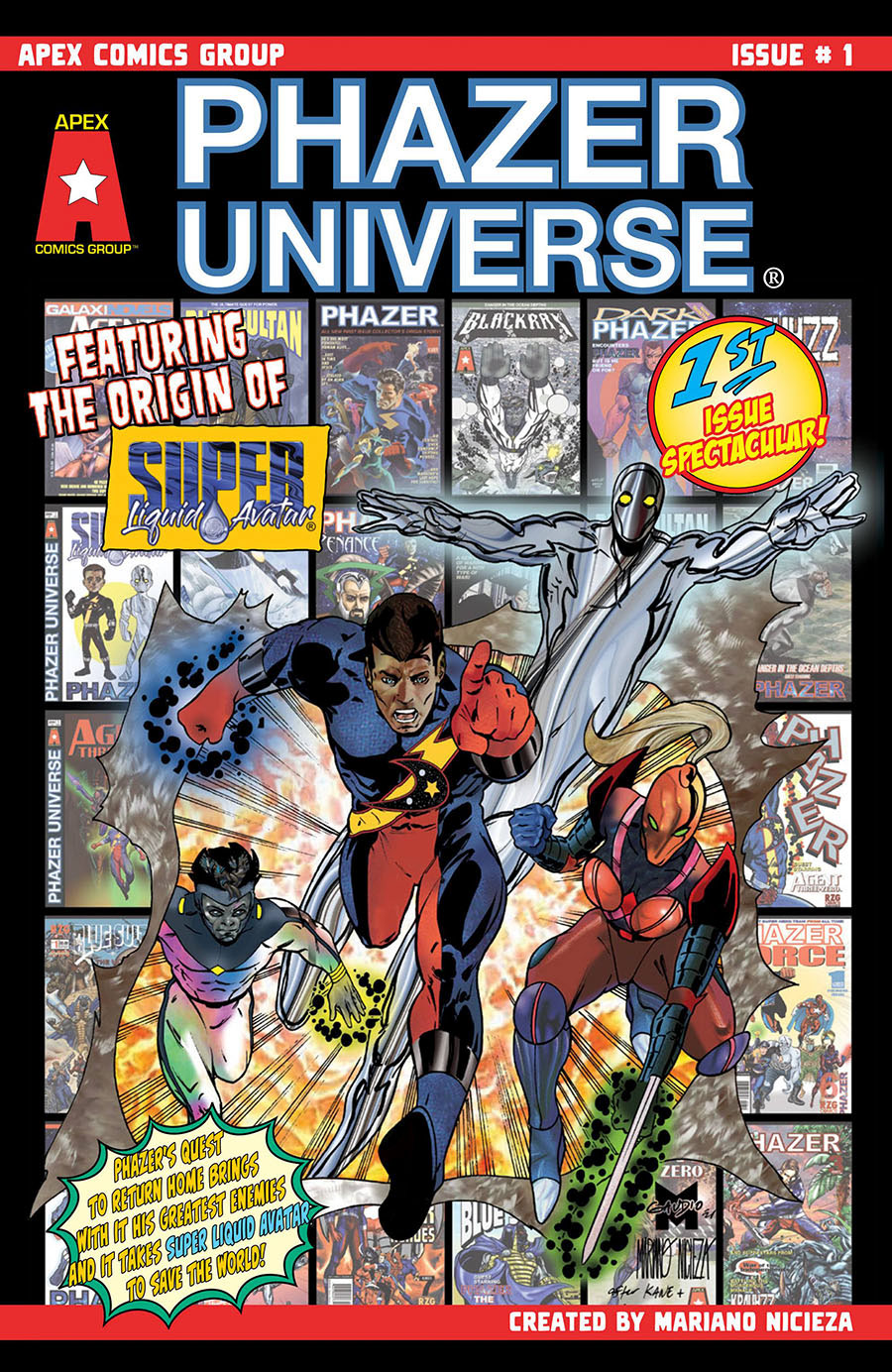 Phazer Universe #1 Cover F Variant Agent Three Zero Foil Cover