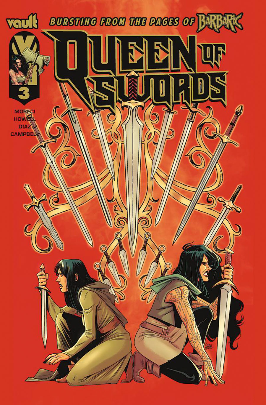 Queen Of Swords A Barbaric Tale #3 Cover A Regular Corin Howell Cover