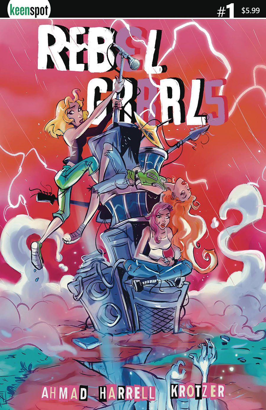 Rebel Grrrls #1 Cover A Regular Robert Ahmad Cover