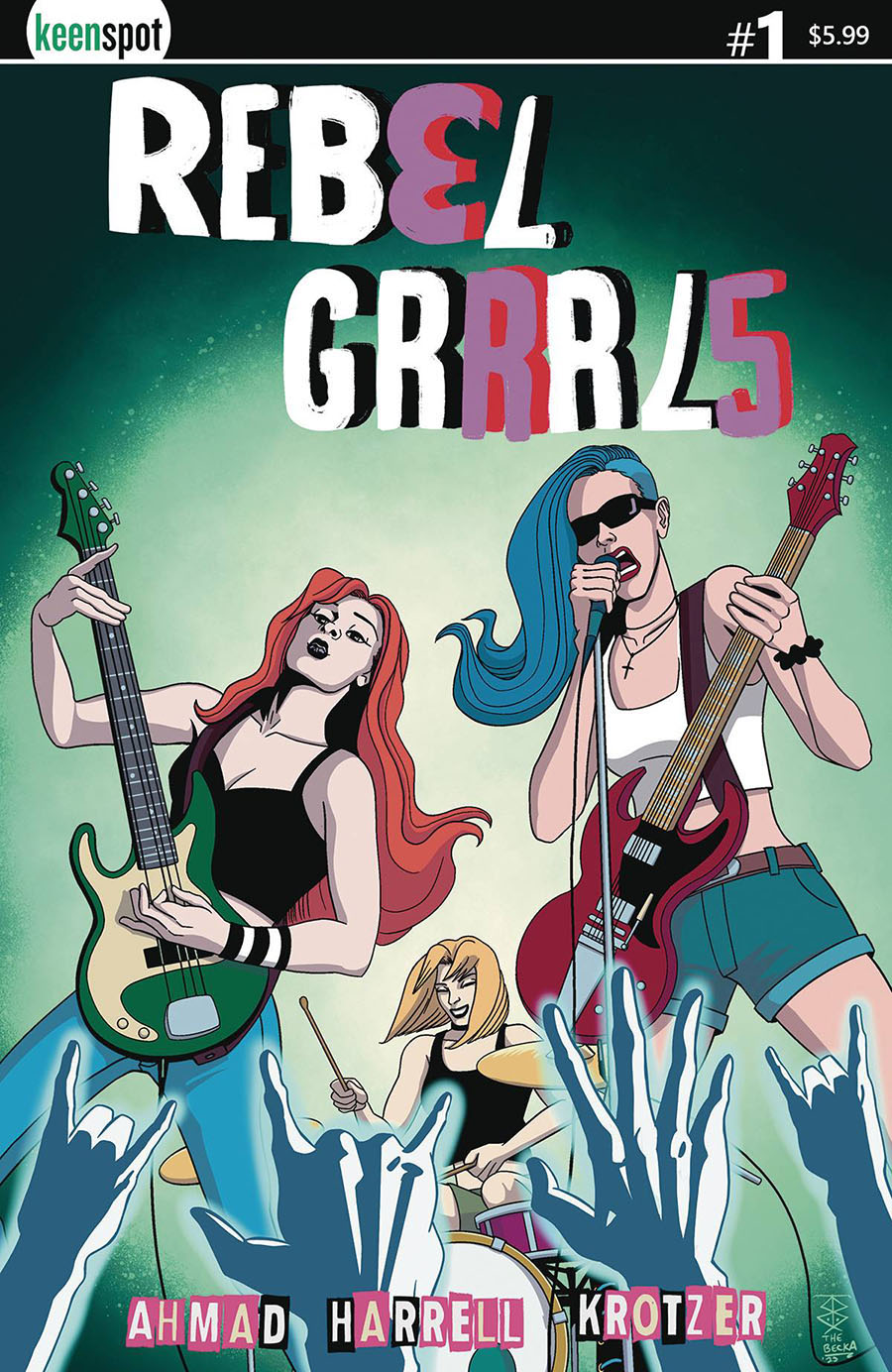 Rebel Grrrls #1 Cover E Variant Becka Kinzie Cover