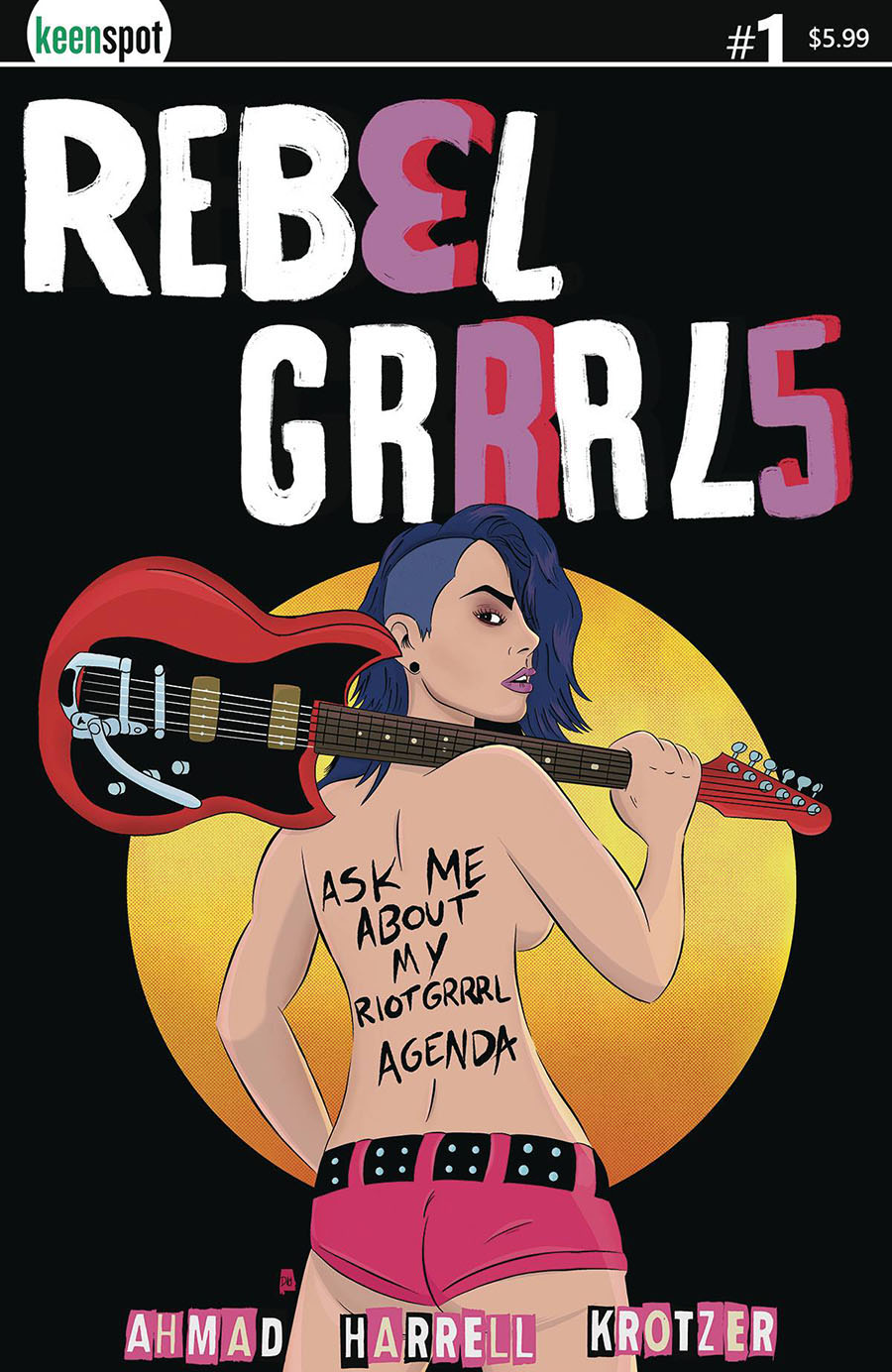 Rebel Grrrls #1 Cover F Variant Danny Harrell Cover