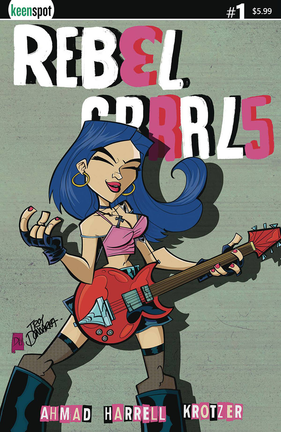Rebel Grrrls #1 Cover G Variant Troy Dongarra & Danny Harrell Cover