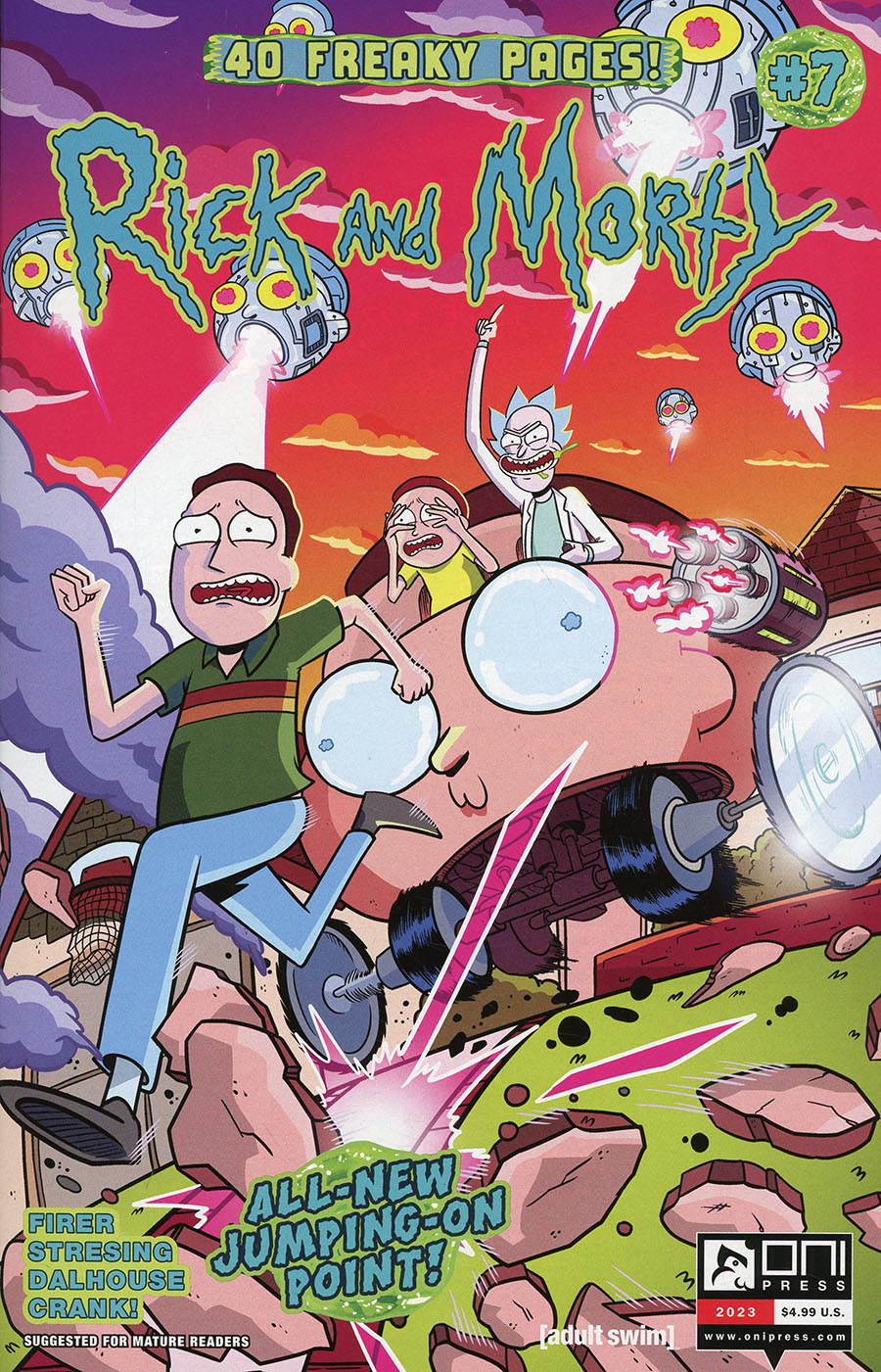 Rick And Morty Vol 2 #7 Cover B Variant Marc Ellerby Cover