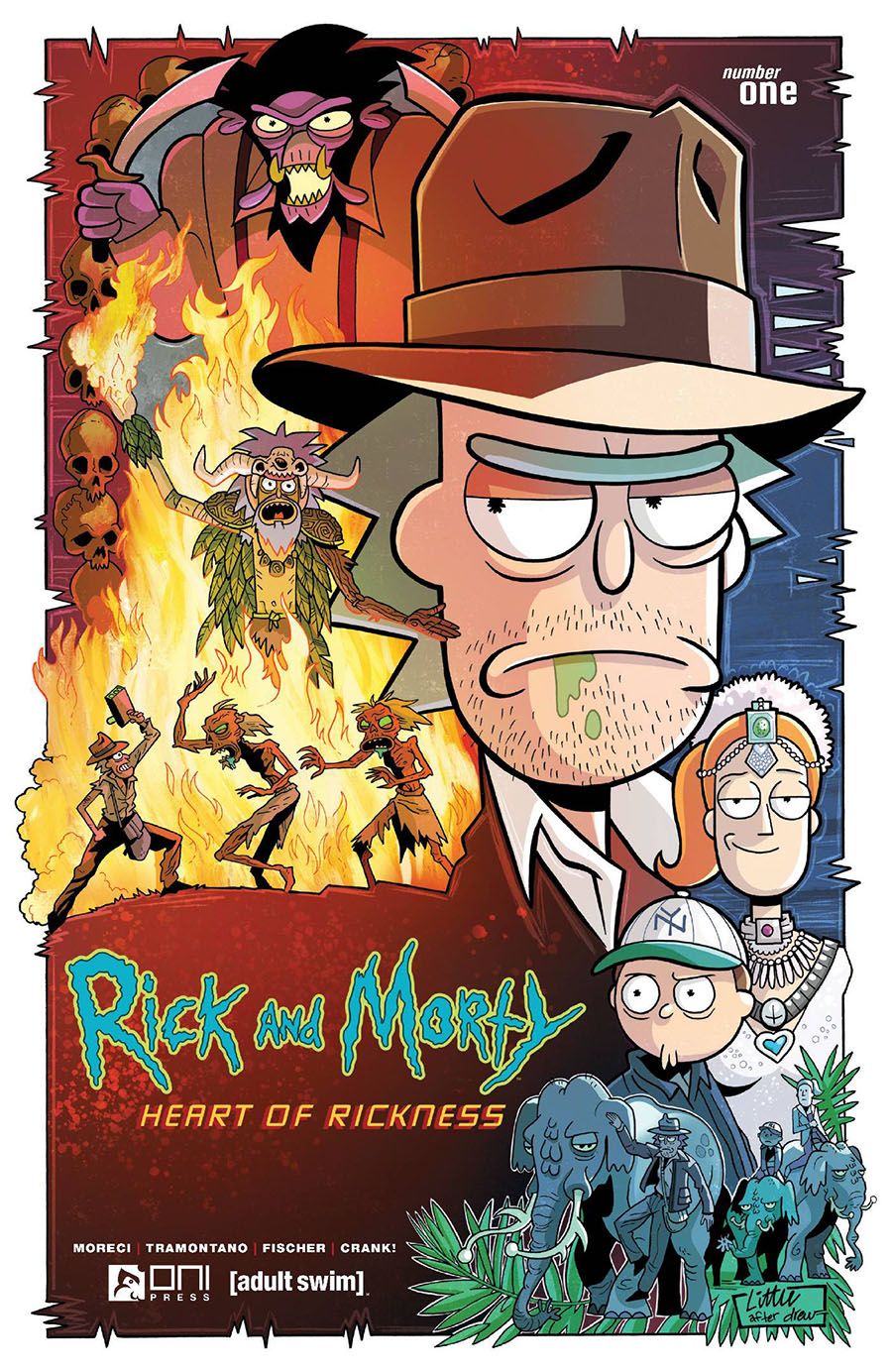 Rick And Morty Heart Of Rickness #1 Cover A Regular Troy Little Cover