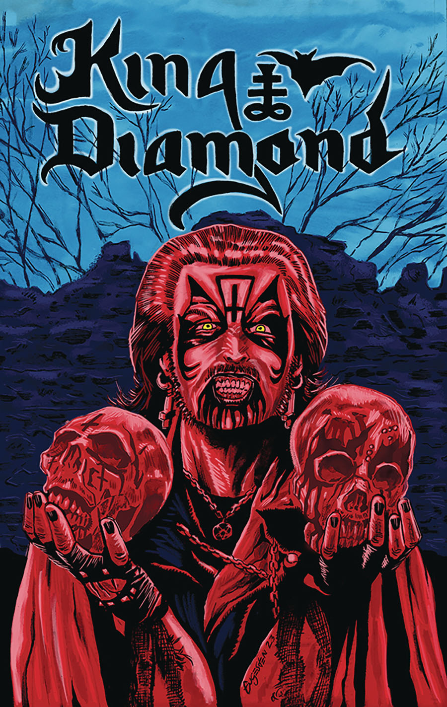 Rock & Roll Biographies King Diamond #1 (One Shot) Cover A Regular Victor Moya Cover