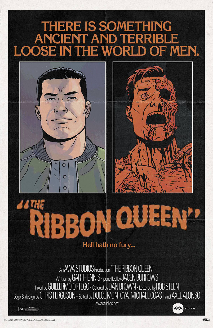Ribbon Queen #1 Cover C Variant Chris Ferguson & Jacen Burrows Horror Homage Cover