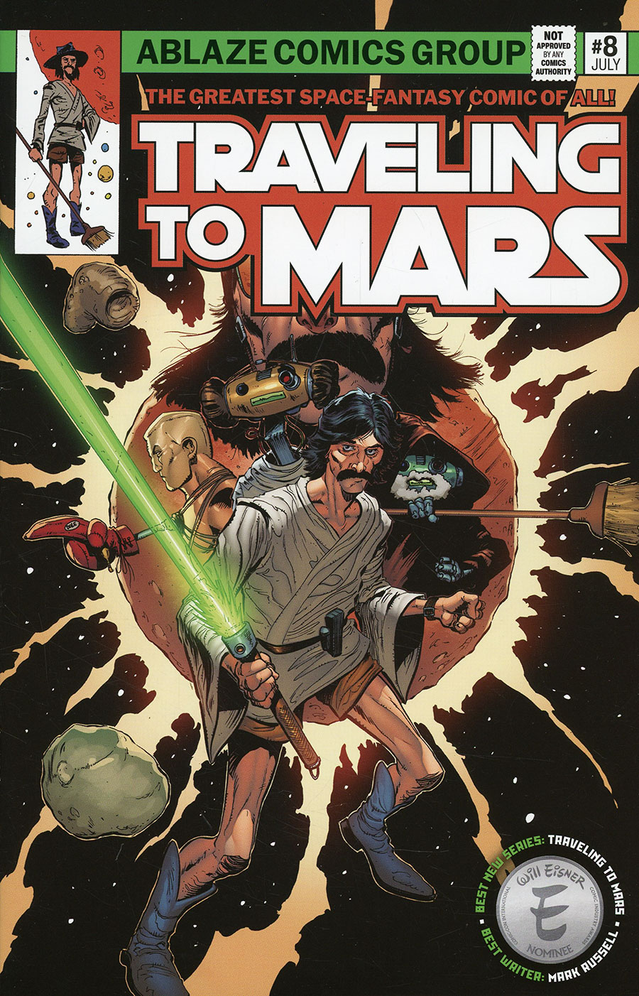 Traveling To Mars #8 Cover D Variant Brent McKee Star Wars 1 Parody Cover