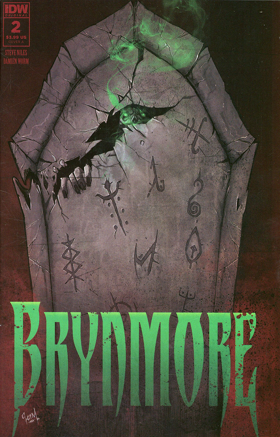 Brynmore #2 Cover A Regular Damien Worm Cover