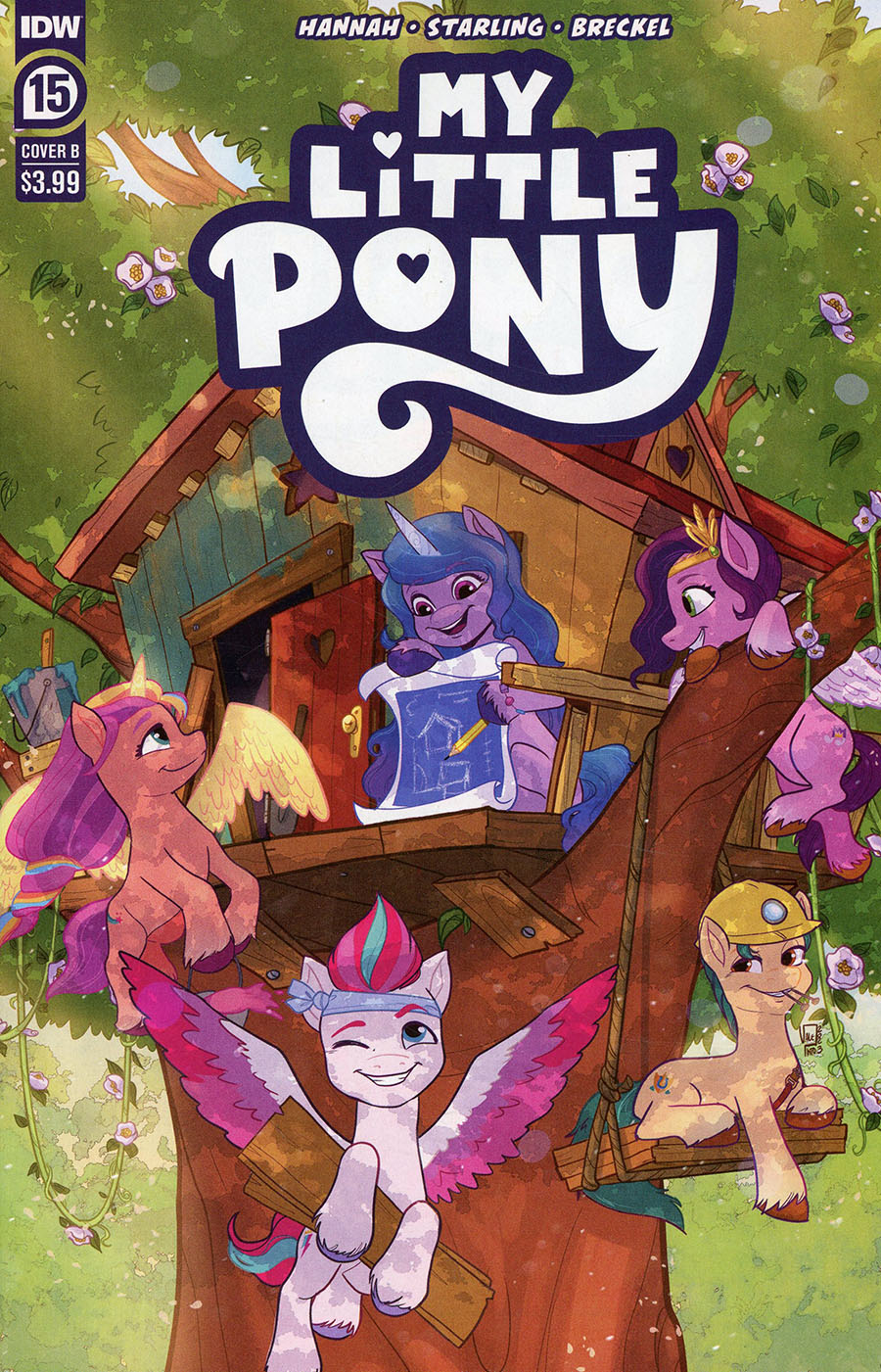 My Little Pony #15 Cover B Variant Valentina Pinto Cover