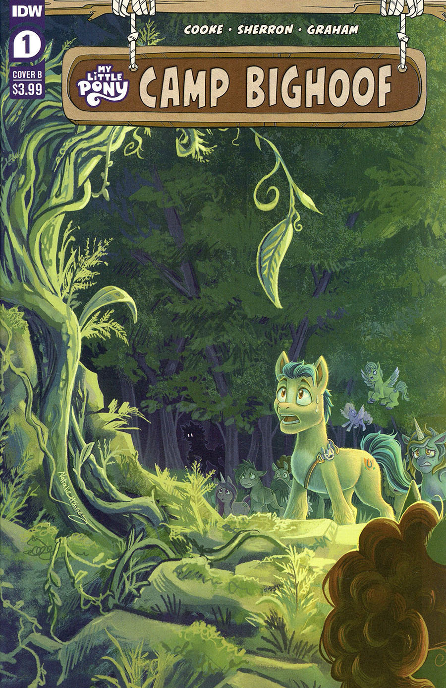 My Little Pony Camp Bighoof #1 Cover B Variant Natalie Haines Cover
