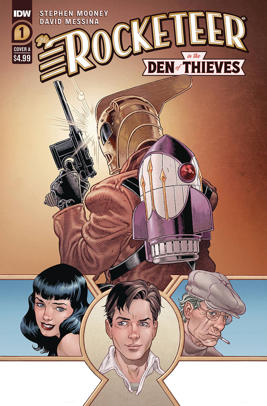 Rocketeer In The Den Of Thieves #1 Cover A Regular Gabriel Rodriguez Cover