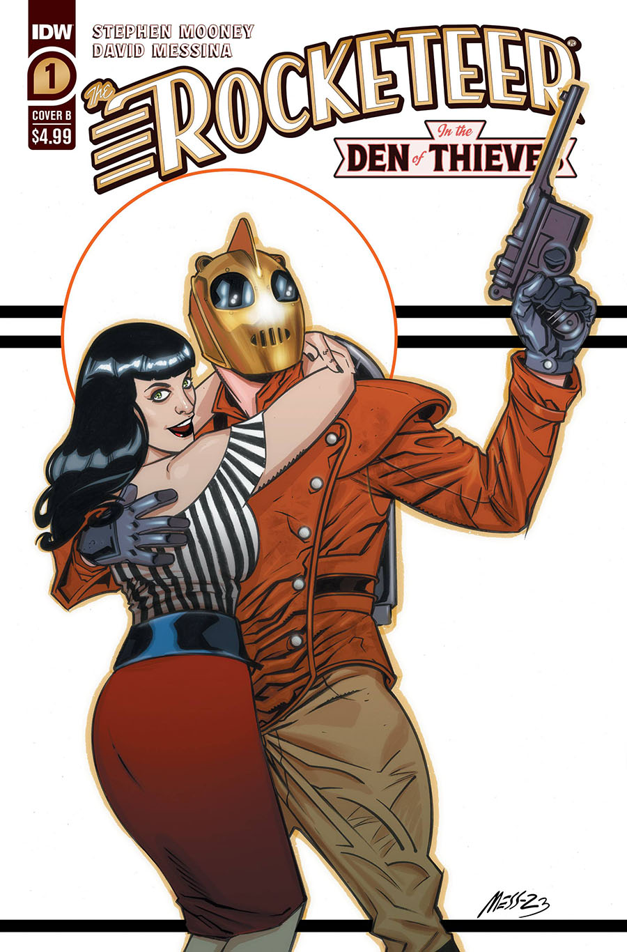 Rocketeer In The Den Of Thieves #1 Cover B Variant David Messina Cover