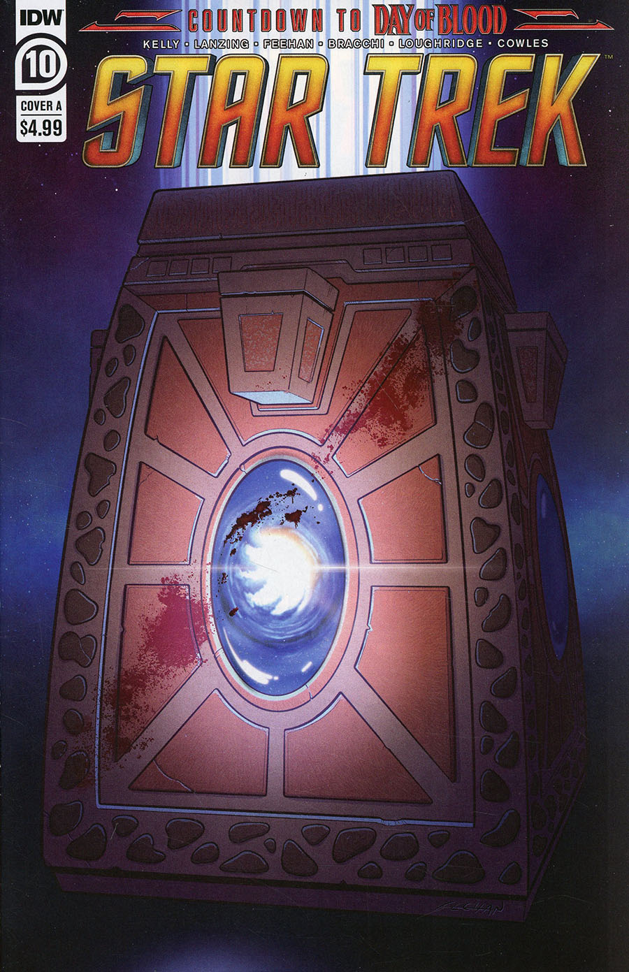 Star Trek (IDW) Vol 2 #10 Cover A Regular Mike Feehan Cover (Day Of Blood Prelude)
