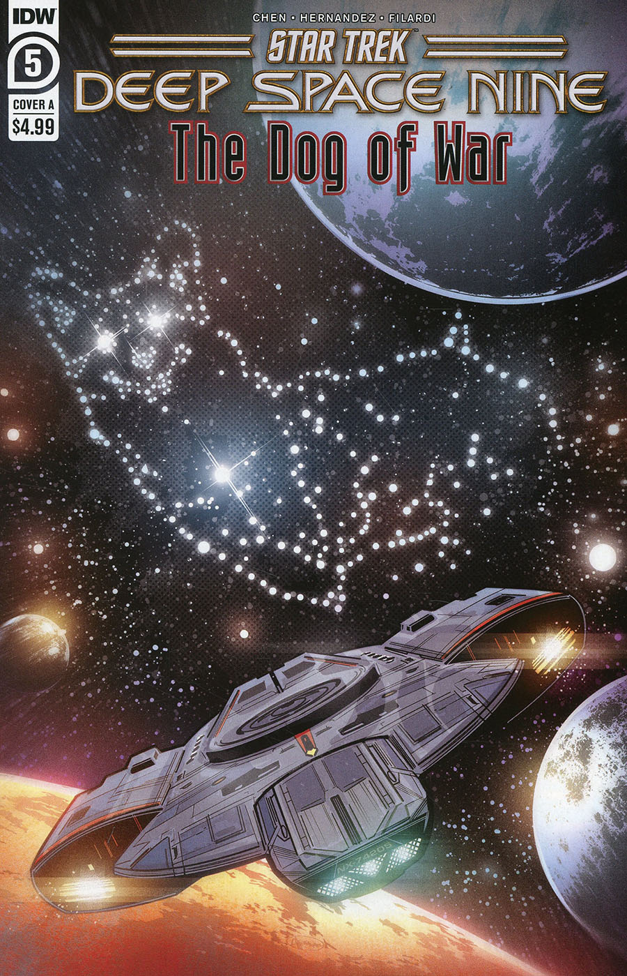 Star Trek Deep Space Nine Dog Of War #5 Cover A Regular Angel Hernandez Cover