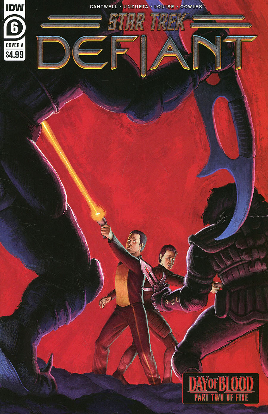 Star Trek Defiant #6 Cover A Regular Malachi Ward Cover (Day Of Blood Part 2)