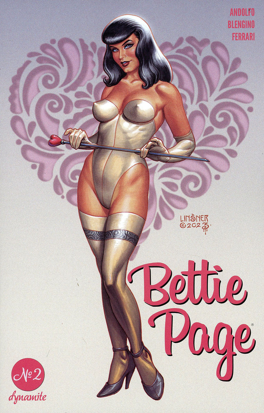 Bettie Page Vol 4 #2 Cover A Regular Joseph Michael Linsner Cover