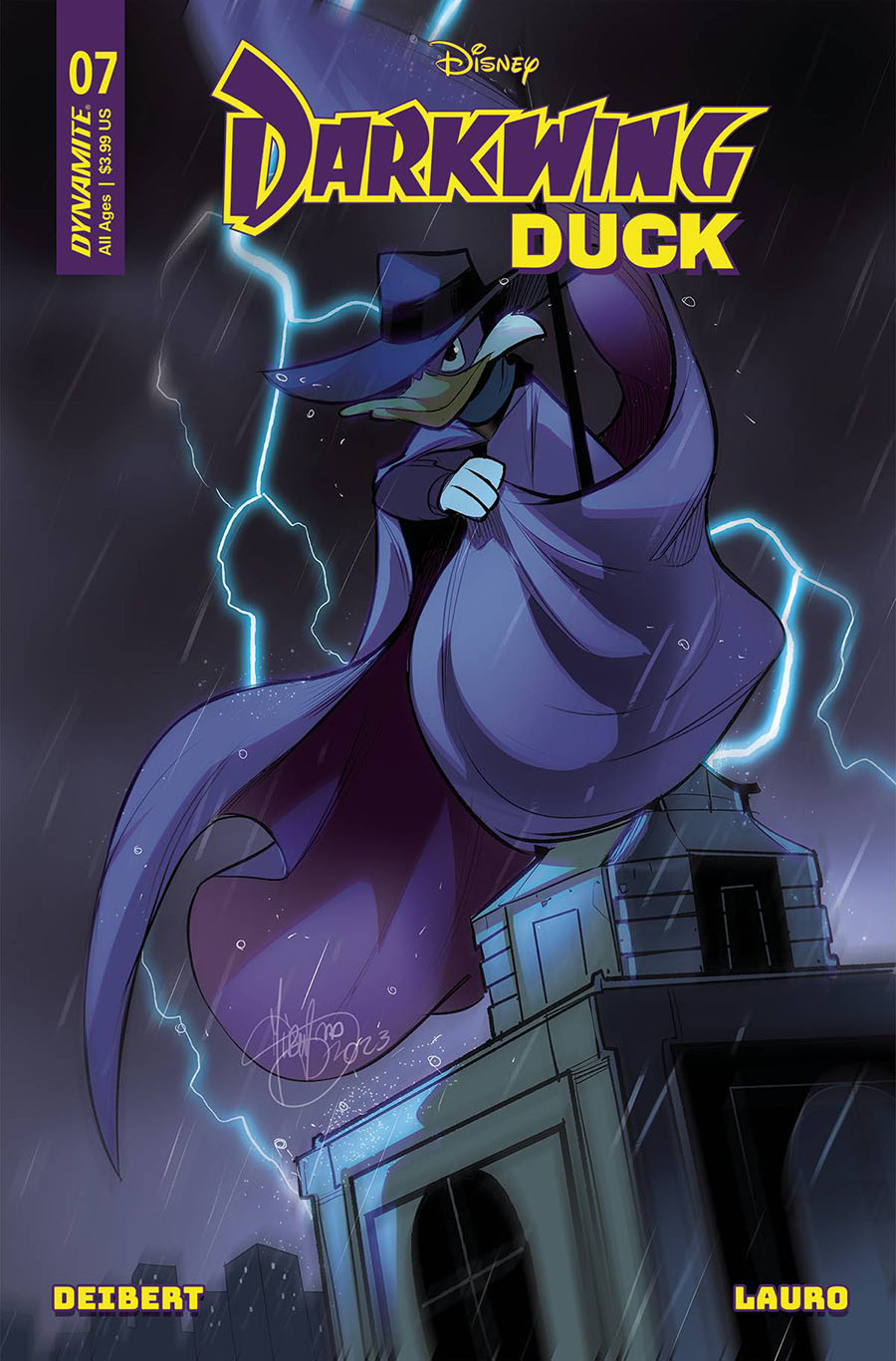 Darkwing Duck Vol 3 #7 Cover B Variant Mirka Andolfo Cover